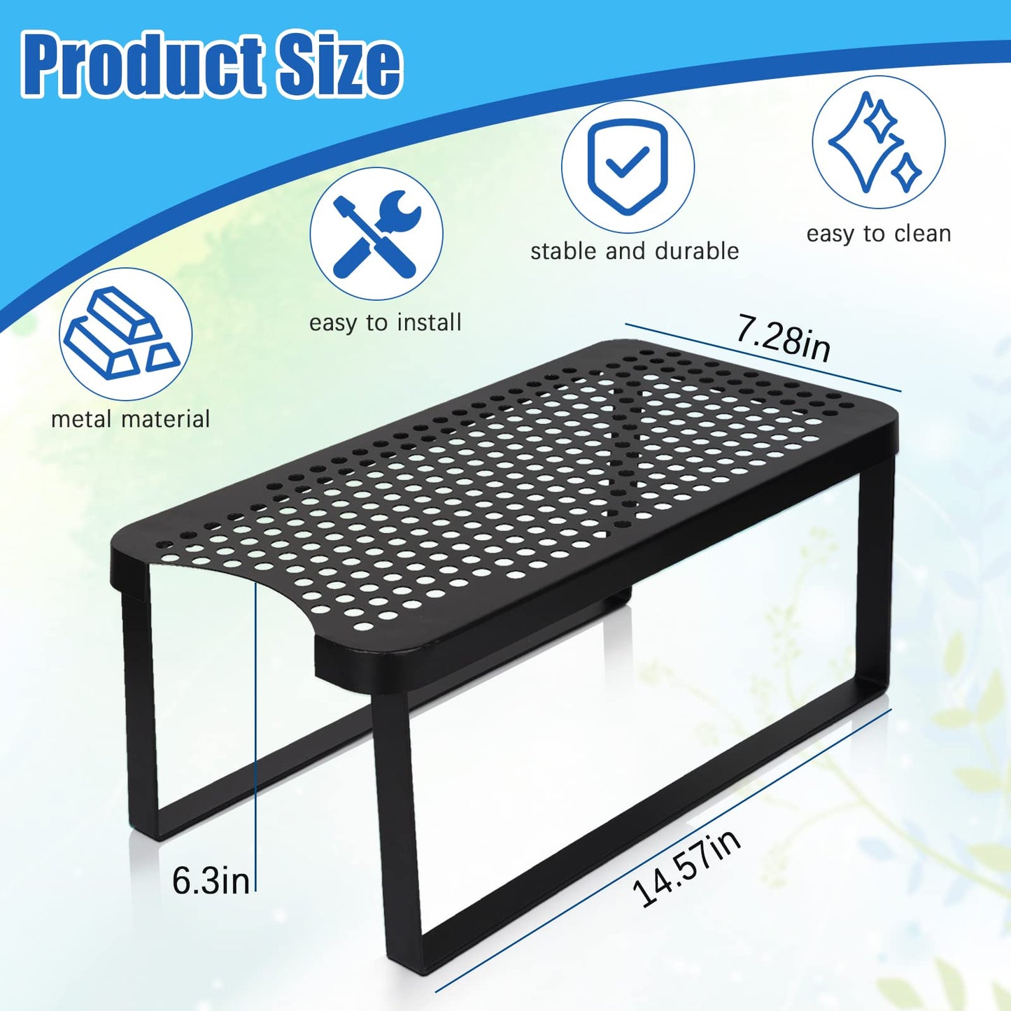 Water Dispenser Stand For Countertop-Metal Water Filter Stand, Compatible With Brita Water Pitcher & Zerowater Pitcher, Perfect for Fridge Beverage Dispenser With Spigot, Drink Dispenser Stand Only