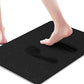 Contour Bath Rugs for Toilet, GOYLSER U-Shaped Toilet Bathroom Rugs, Water Absorption Black Bathroom Rug Set, Durable Soft Cozy Toilet Floor Mat for Urine, Non Slip Easy to Clean Toilet Mat Set
