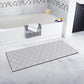 Contour Bath Rugs for Toilet, GOYLSER U-Shaped Toilet Bathroom Rugs, Water Absorption Black Bathroom Rug Set, Durable Soft Cozy Toilet Floor Mat for Urine, Non Slip Easy to Clean Toilet Mat Set