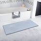 Contour Bath Rugs for Toilet, GOYLSER U-Shaped Toilet Bathroom Rugs, Water Absorption Black Bathroom Rug Set, Durable Soft Cozy Toilet Floor Mat for Urine, Non Slip Easy to Clean Toilet Mat Set