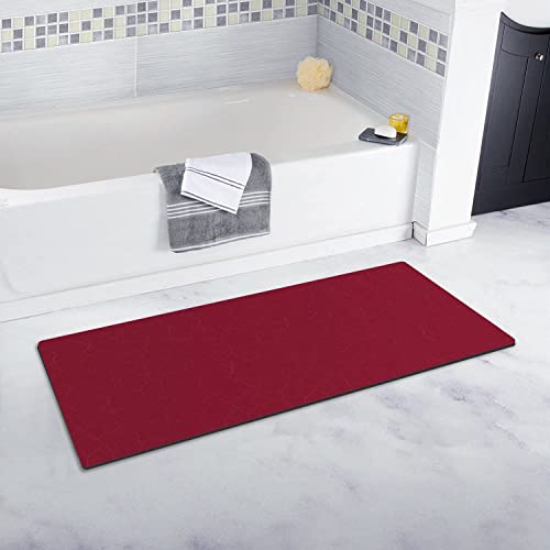 Contour Bath Rugs for Toilet, GOYLSER U-Shaped Toilet Bathroom Rugs, Water Absorption Black Bathroom Rug Set, Durable Soft Cozy Toilet Floor Mat for Urine, Non Slip Easy to Clean Toilet Mat Set