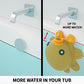 Bathtub Overflow Drain Cover - Bathtub Stopper,  Bathtub Drain Cover, Bath Tub Drain Stoppers, Tub Stopper Bathtub Drain, Drain Cover Bathroom Tub, Silicone Bathtub Overflow Cover with Suction Cups, Cute Bathroom Accessories