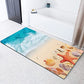Contour Bath Rugs for Toilet, GOYLSER U-Shaped Toilet Bathroom Rugs, Water Absorption Black Bathroom Rug Set, Durable Soft Cozy Toilet Floor Mat for Urine, Non Slip Easy to Clean Toilet Mat Set