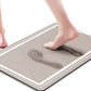 Contour Bath Rugs for Toilet, GOYLSER U-Shaped Toilet Bathroom Rugs, Water Absorption Black Bathroom Rug Set, Durable Soft Cozy Toilet Floor Mat for Urine, Non Slip Easy to Clean Toilet Mat Set