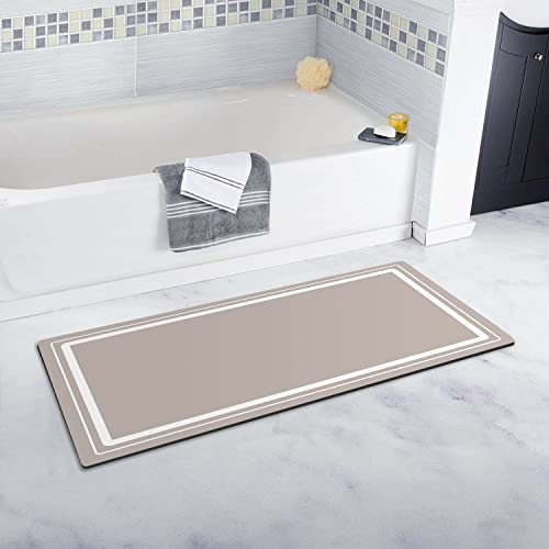 Contour Bath Rugs for Toilet, GOYLSER U-Shaped Toilet Bathroom Rugs, Water Absorption Black Bathroom Rug Set, Durable Soft Cozy Toilet Floor Mat for Urine, Non Slip Easy to Clean Toilet Mat Set