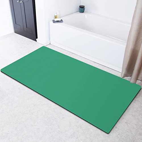 Contour Bath Rugs for Toilet, GOYLSER U-Shaped Toilet Bathroom Rugs, Water Absorption Black Bathroom Rug Set, Durable Soft Cozy Toilet Floor Mat for Urine, Non Slip Easy to Clean Toilet Mat Set