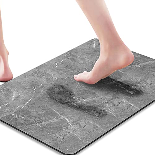 Contour Bath Rugs for Toilet, GOYLSER U-Shaped Toilet Bathroom Rugs, Water Absorption Black Bathroom Rug Set, Durable Soft Cozy Toilet Floor Mat for Urine, Non Slip Easy to Clean Toilet Mat Set