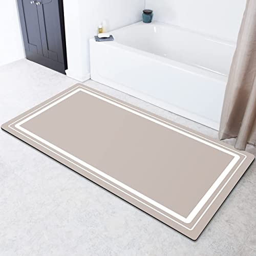 Contour Bath Rugs for Toilet, GOYLSER U-Shaped Toilet Bathroom Rugs, Water Absorption Black Bathroom Rug Set, Durable Soft Cozy Toilet Floor Mat for Urine, Non Slip Easy to Clean Toilet Mat Set