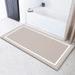 Contour Bath Rugs for Toilet, GOYLSER U-Shaped Toilet Bathroom Rugs, Water Absorption Black Bathroom Rug Set, Durable Soft Cozy Toilet Floor Mat for Urine, Non Slip Easy to Clean Toilet Mat Set