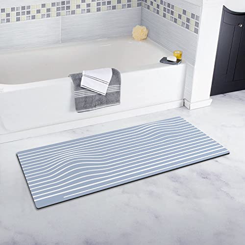 Contour Bath Rugs for Toilet, GOYLSER U-Shaped Toilet Bathroom Rugs, Water Absorption Black Bathroom Rug Set, Durable Soft Cozy Toilet Floor Mat for Urine, Non Slip Easy to Clean Toilet Mat Set