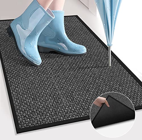 Door Mat Indoor Entrance Rug Non Slip, Braided Durable Rubber Backed Inside Floor Mat, 30 x 17.5 Inch Fade Resistant Natural Jute Door Rug, Fall Front Door Mat Indoor Mat, Easy Clean Entrance Mat For Home