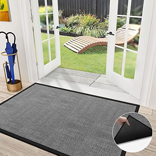 Door Mat Indoor Entrance Rug Non Slip, Braided Durable Rubber Backed Inside Floor Mat, 30 x 17.5 Inch Fade Resistant Natural Jute Door Rug, Fall Front Door Mat Indoor Mat, Easy Clean Entrance Mat For Home