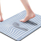 Contour Bath Rugs for Toilet, GOYLSER U-Shaped Toilet Bathroom Rugs, Water Absorption Black Bathroom Rug Set, Durable Soft Cozy Toilet Floor Mat for Urine, Non Slip Easy to Clean Toilet Mat Set